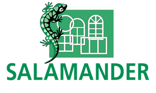 Logo Salamander – systemy okienne PVC wykorzystywane przez VINDO w nowoczesnych inwestycjach.